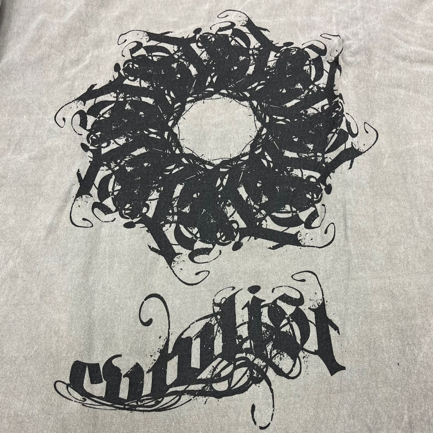 CVTVLIST 21SS プリント 刺繡 クルーネック カットソー ロングスリーブ