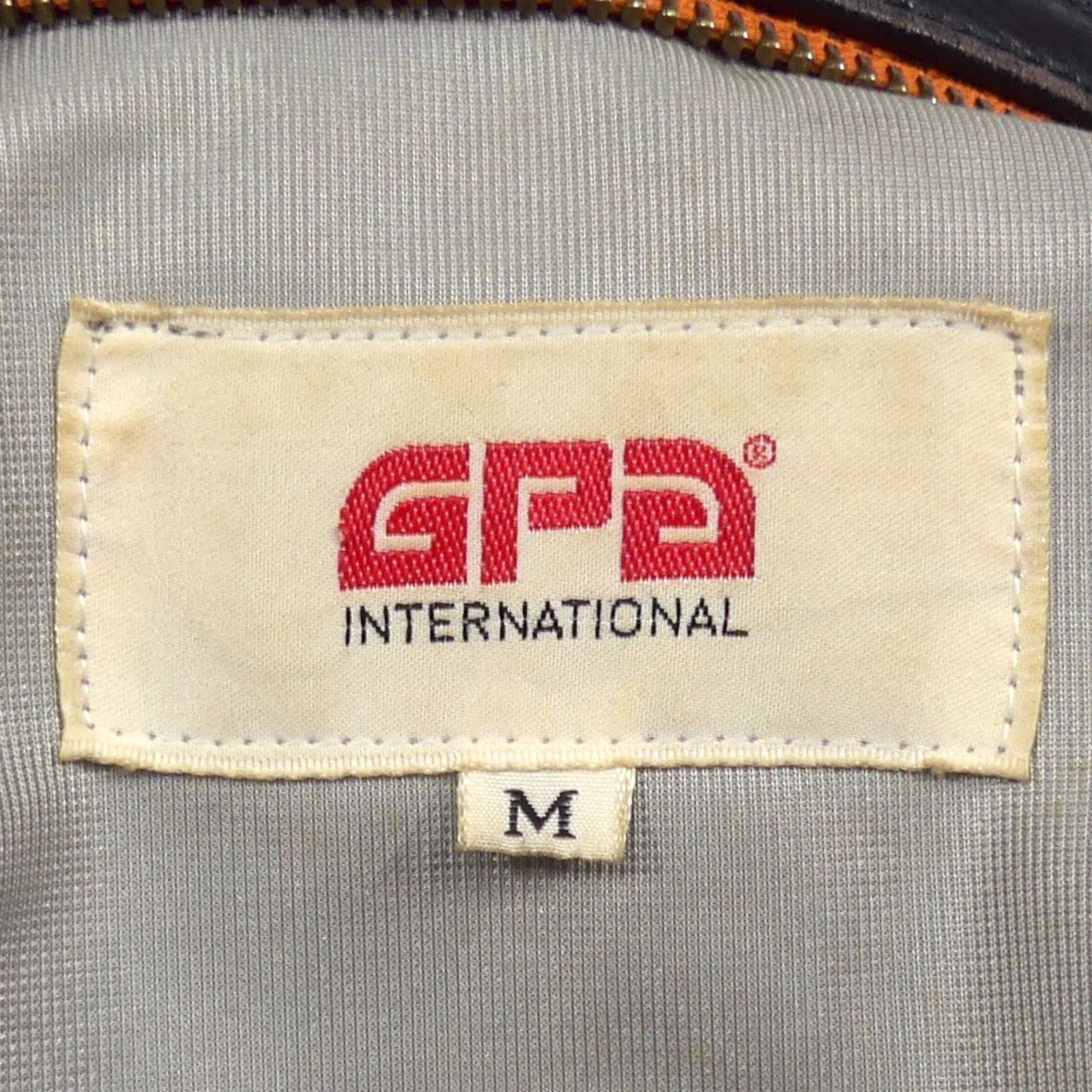 GPA ジーピーエー ライダースジャケット 本革 シングル メンズ レザージャケット M アルミ加工 バイク レザーライダースジャケットM一覧←SEULB屋着古← JJ1142 本革 レザージャケット size.M GPA ジーピーエー ライダースジャケット