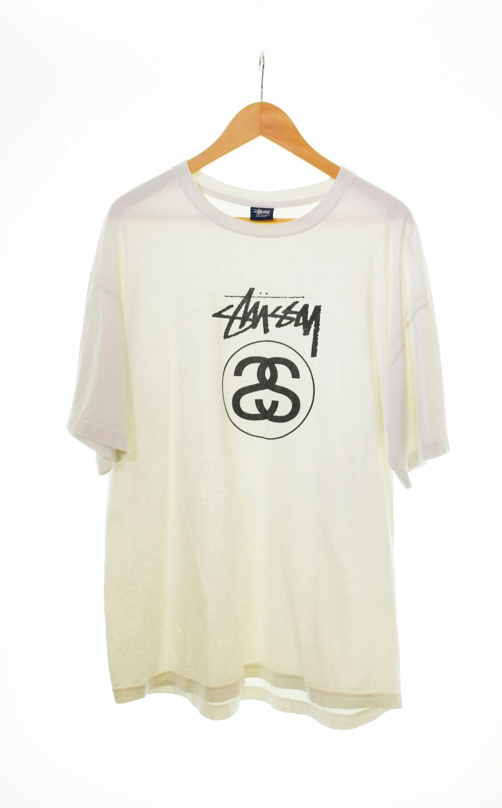 AUS発![STUSSY]♦ロゴプリント/半袖Tシャツ 31b+I0af2fS.jpg_BO30,255,255,