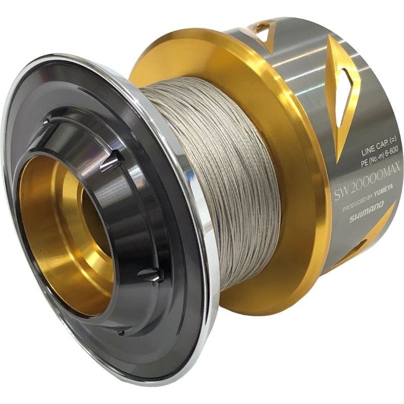 純正 SHIMANO シマノ スプール 夢屋 20 ステラ SW20000MAX 保存袋付属 リールパーツ 釣り具 フィッシング 22505R6
