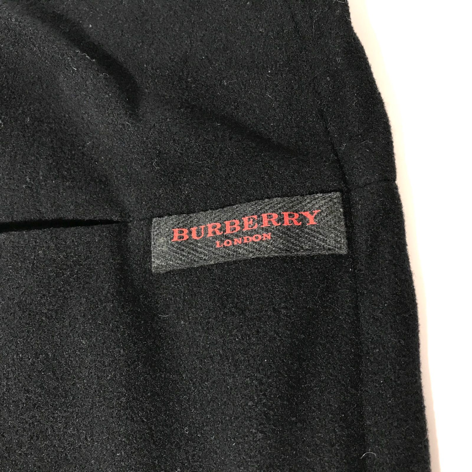 M0902-10-F BURBERRY ノースリーブ フリース ベスト ジップアップ ネイビー Fサイズ