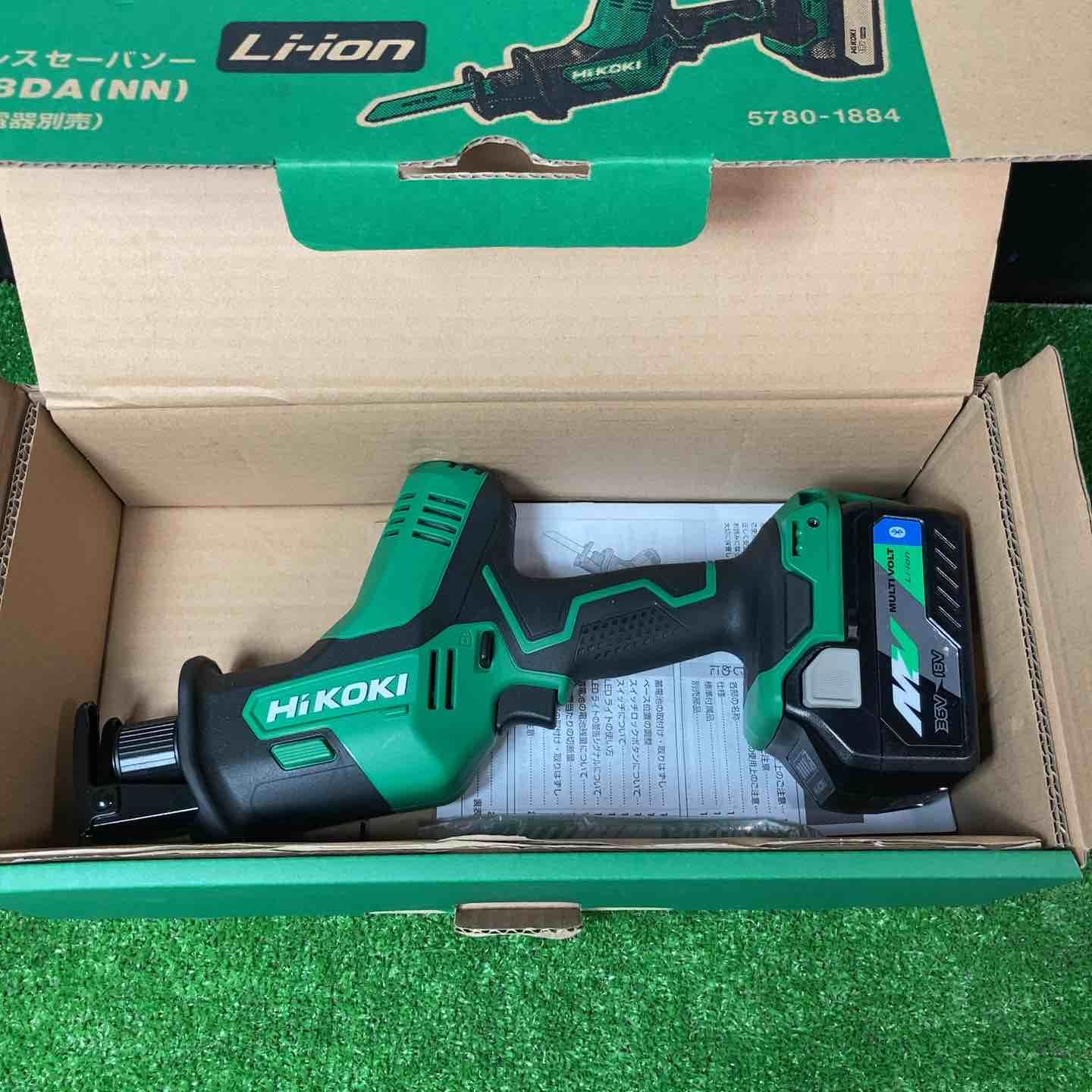 ハイコーキ HIKOKI 旧 日立工機 コードレスセーバーソー CR18DA NN マルチボルトバッテリー付 岩槻店