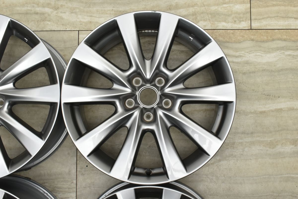 マツダ3 セダン　純正ホイール　18インチ 程度良好品】マツダ MAZDA3 セダン 純正 18in 7J +45 PCD114.3 4