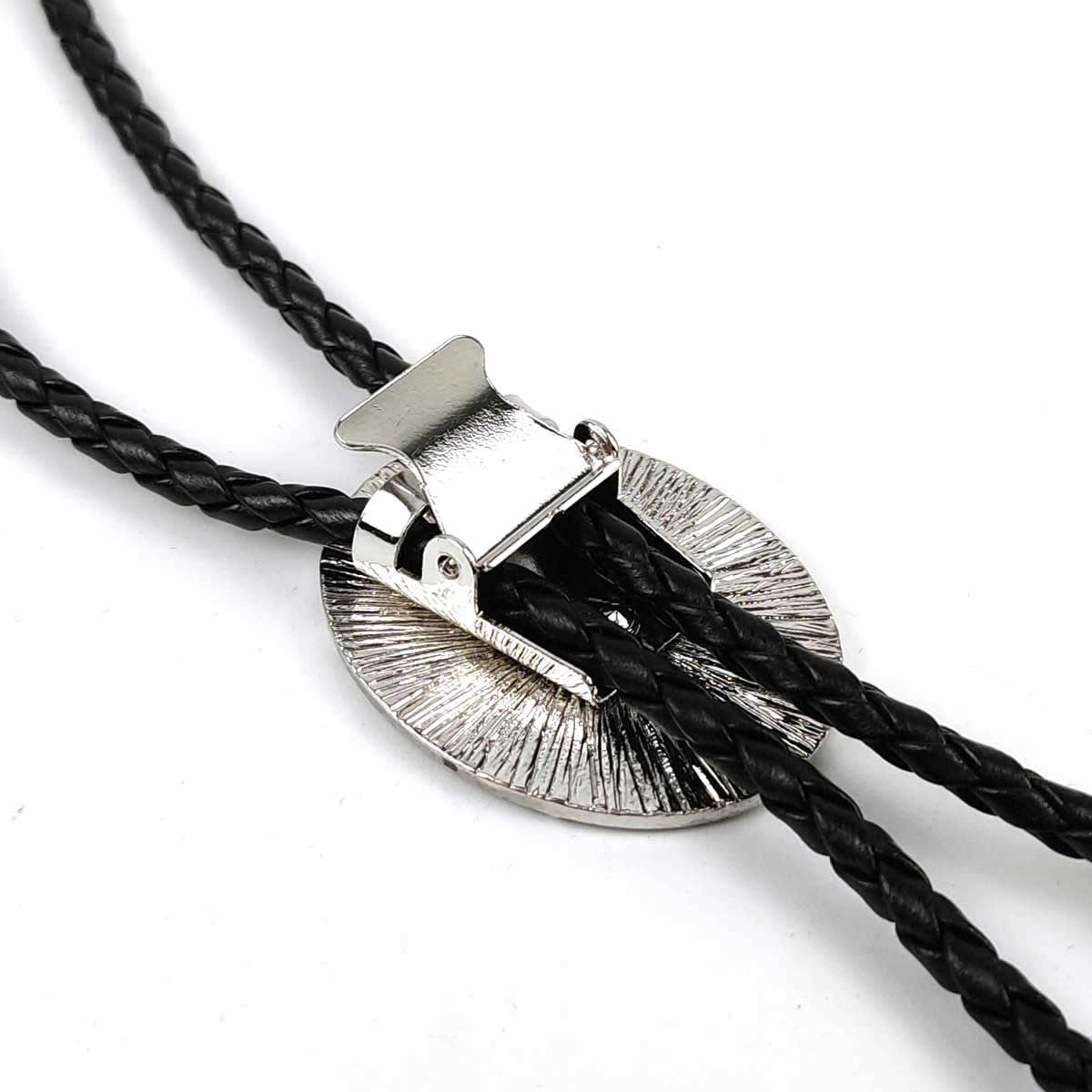 紐ループタイ ボロタイ アンティーク シルバー オオカミ 狼 ウルフ