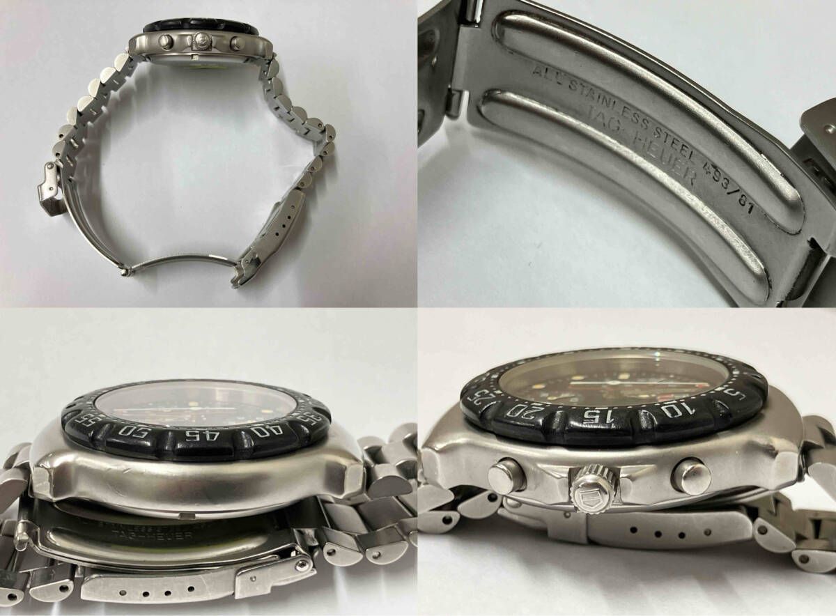 TAG 正規品ですがジャンク扱いにて‼️ ホイヤー黒文字盤 Heuer タグ 