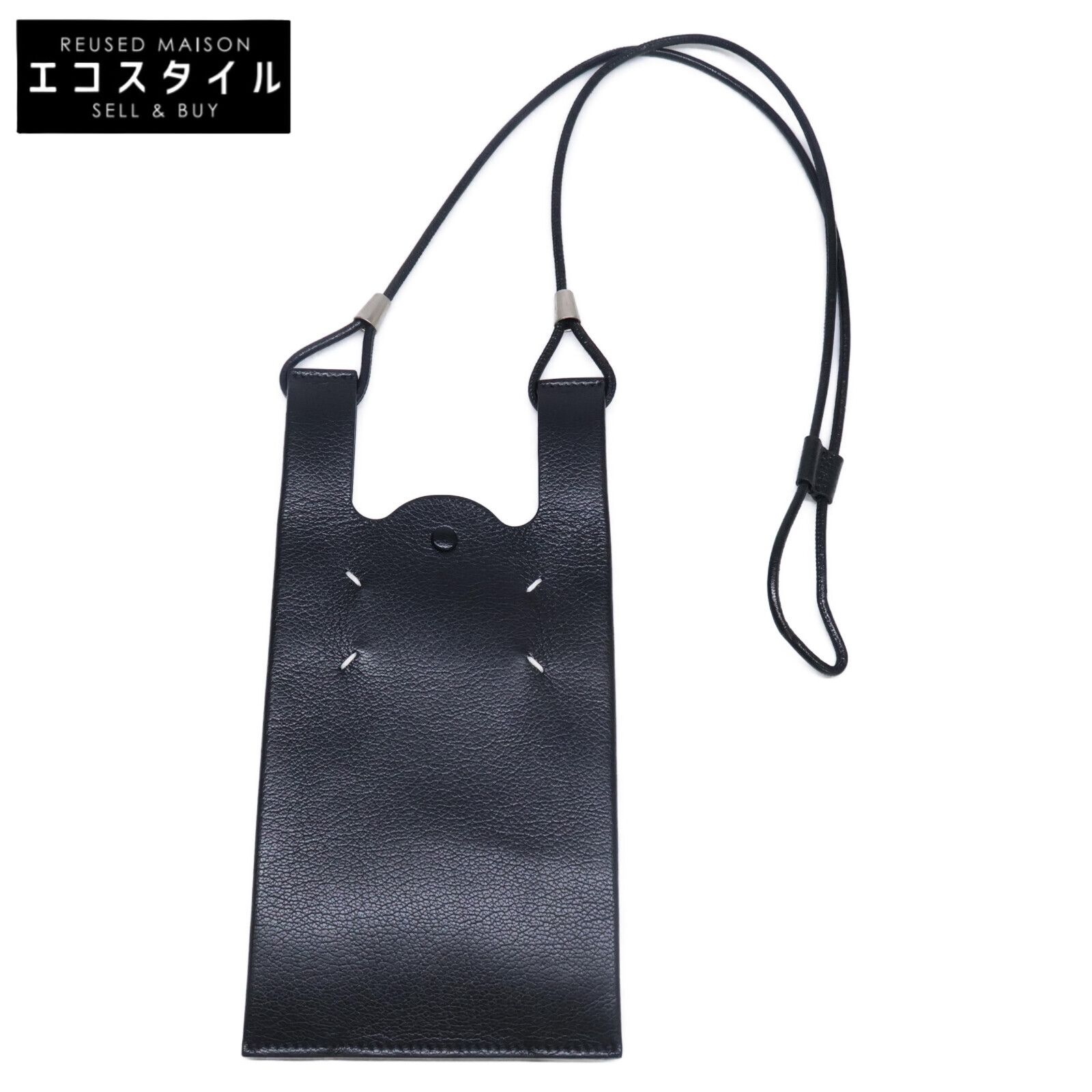 Maison Margiela メゾンマルジェラ 21年 11 S56UI0225 PR044 T8013 レザー ネックポーチ