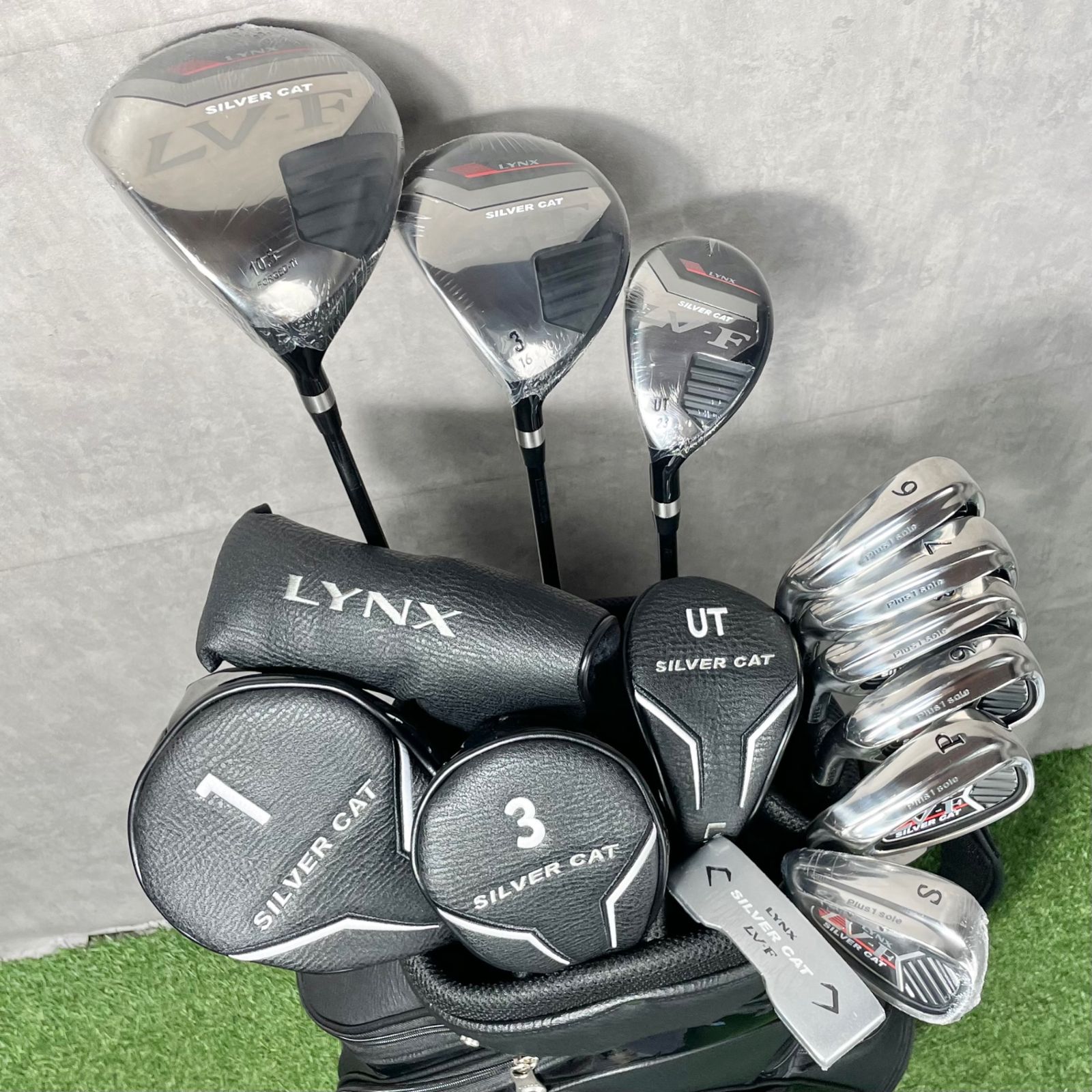 左利き LYNX SILVER CAT ゴルフバッグ レフティ レフティ】リンクス