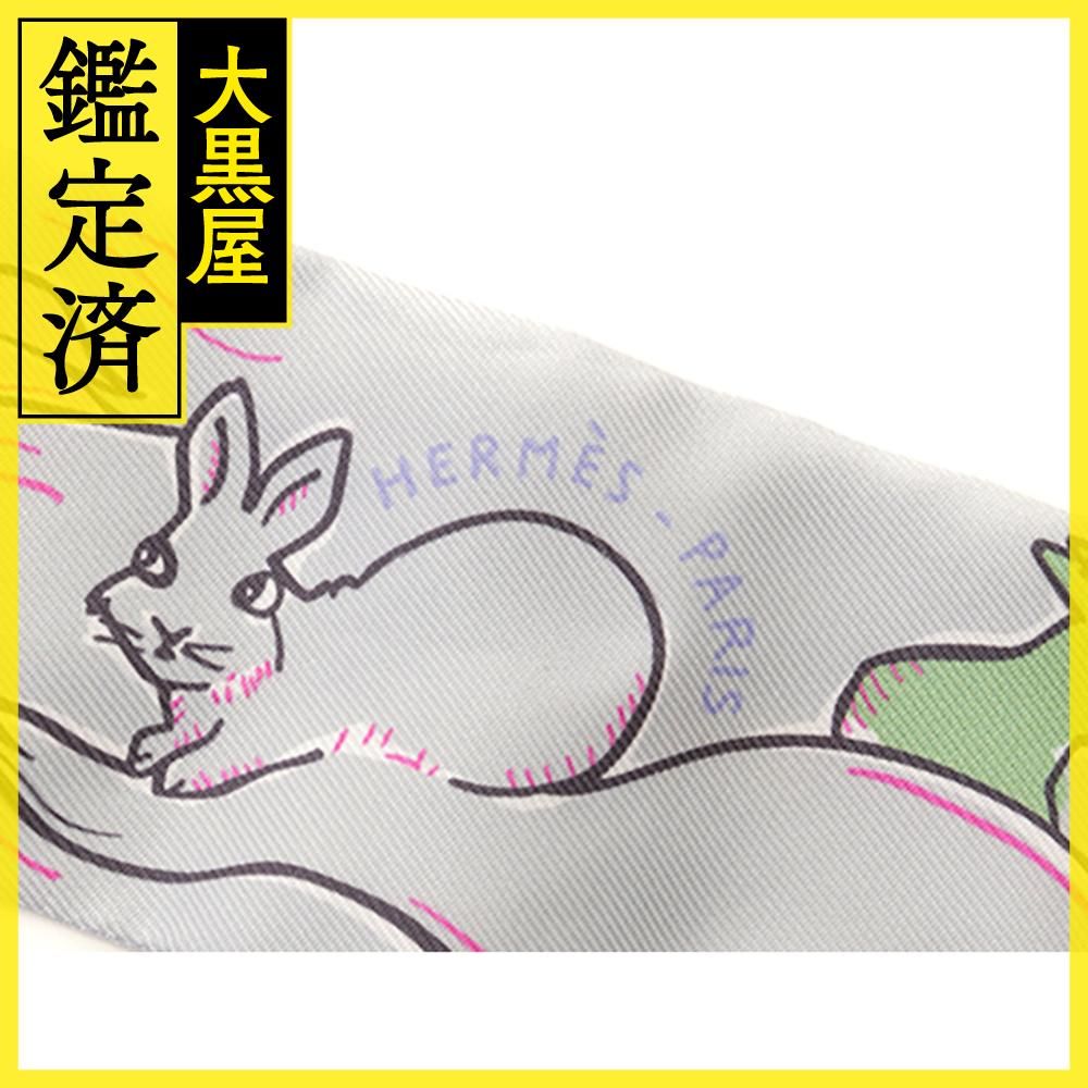 エルメス ツイリー MILLE ET UN LAPINS 064007S 【472】 - メルカリ 