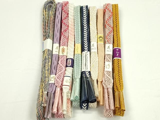 平和屋本店 夏物 和装小物 帯締め10本セット CXAA0347s5