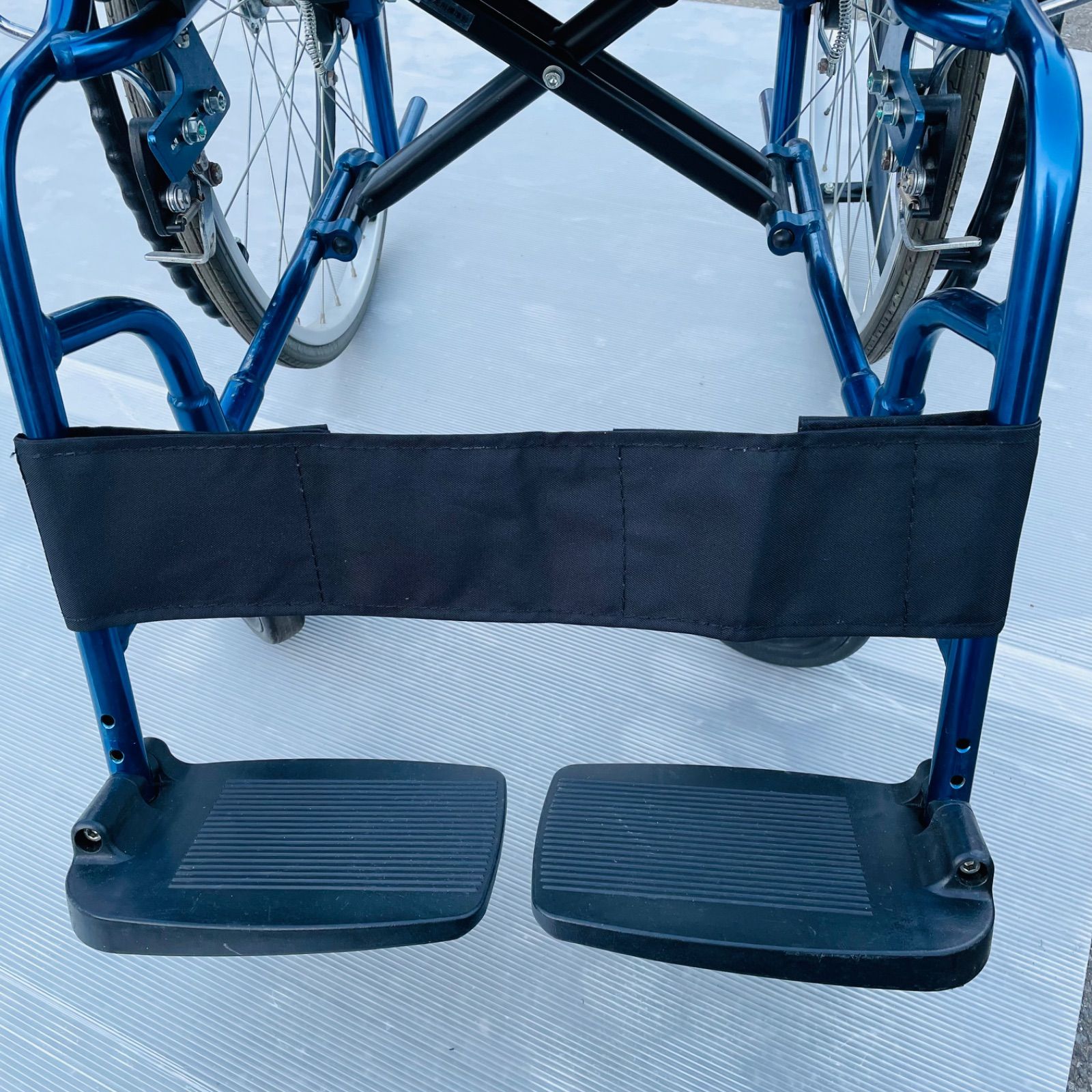 Miki 車椅子 キャリカル PMS-1BU 軽量 ブルー 購入 Miki自走用軽量