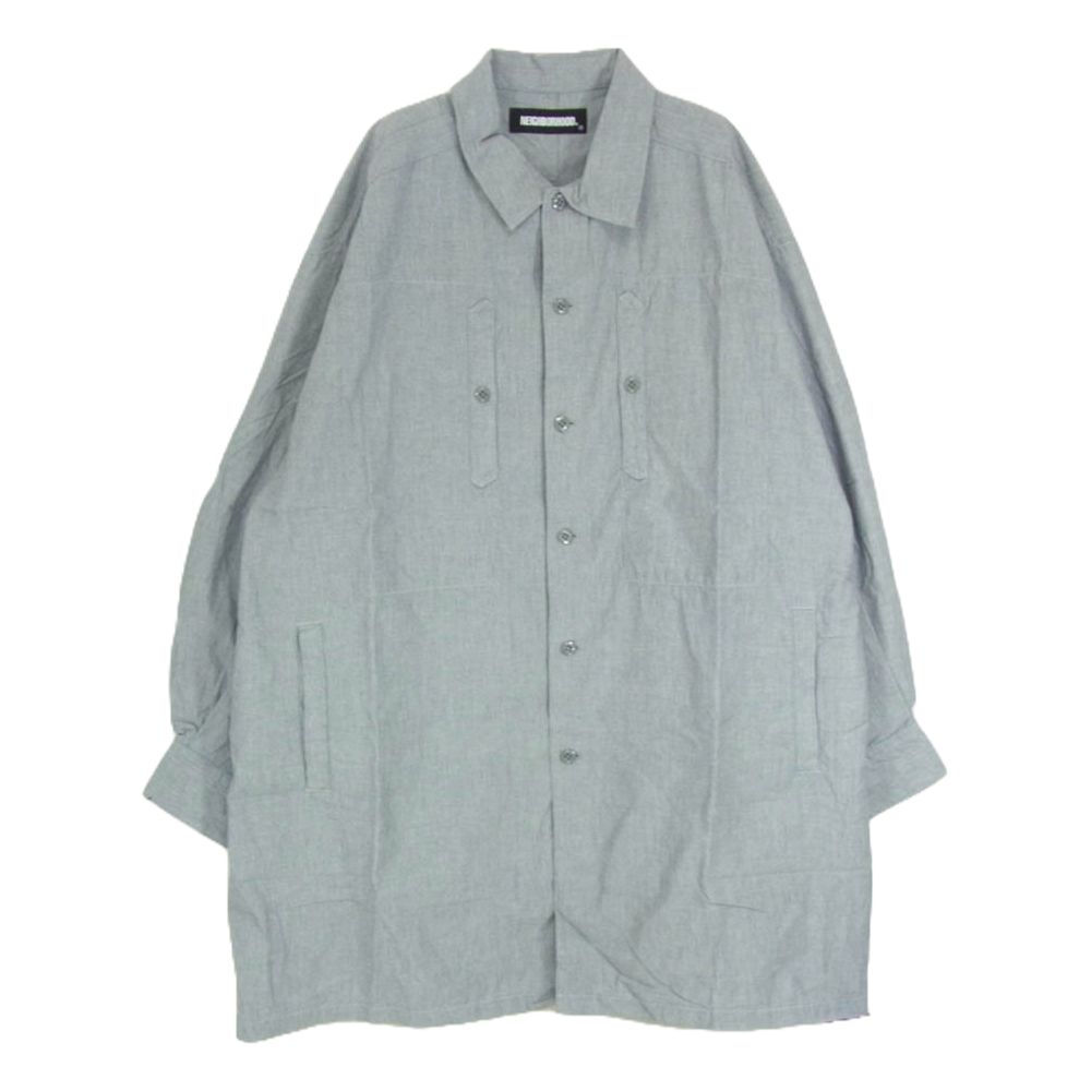NEIGHBORHOOD ネイバーフッド 21AW 212AQNH-SHM03 ROTHKO|C-SHIRT ワークシャツ グレー系 S 上
