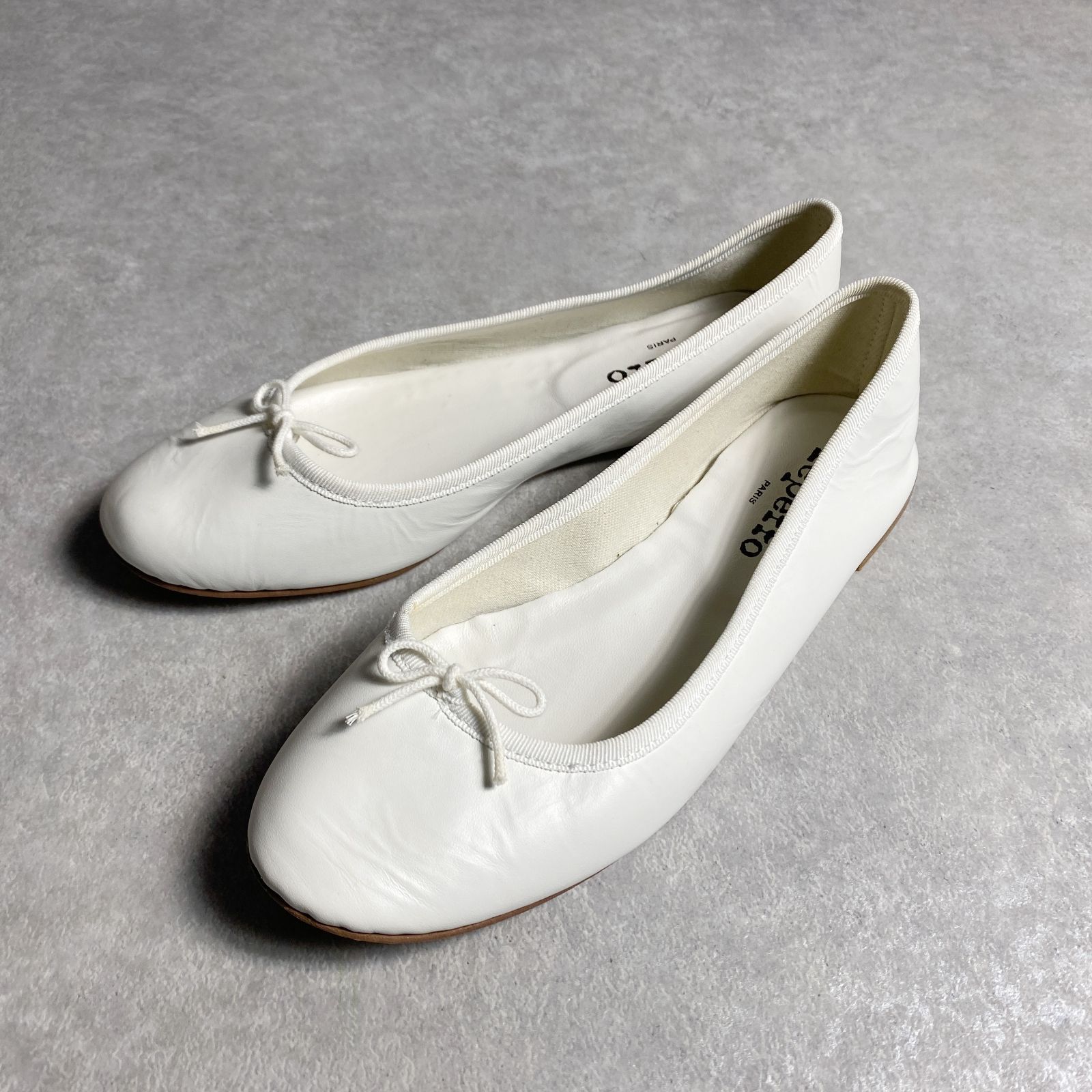 50%OFF repetto レペット バレエシューズ 牛皮39サイズ 貼れ バレエ