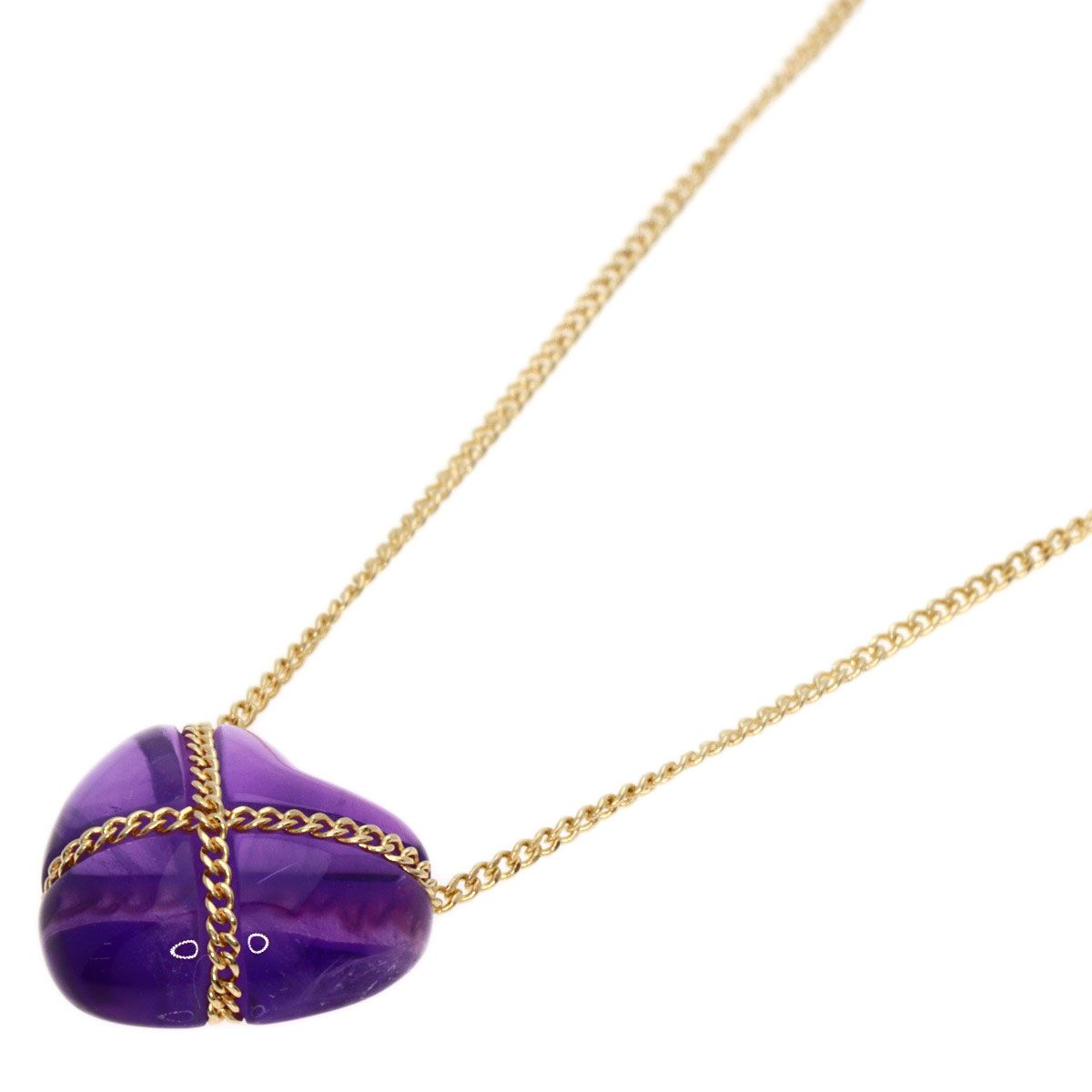 TIFFANY&Co. ティファニー チェーン クロスハート アメジスト