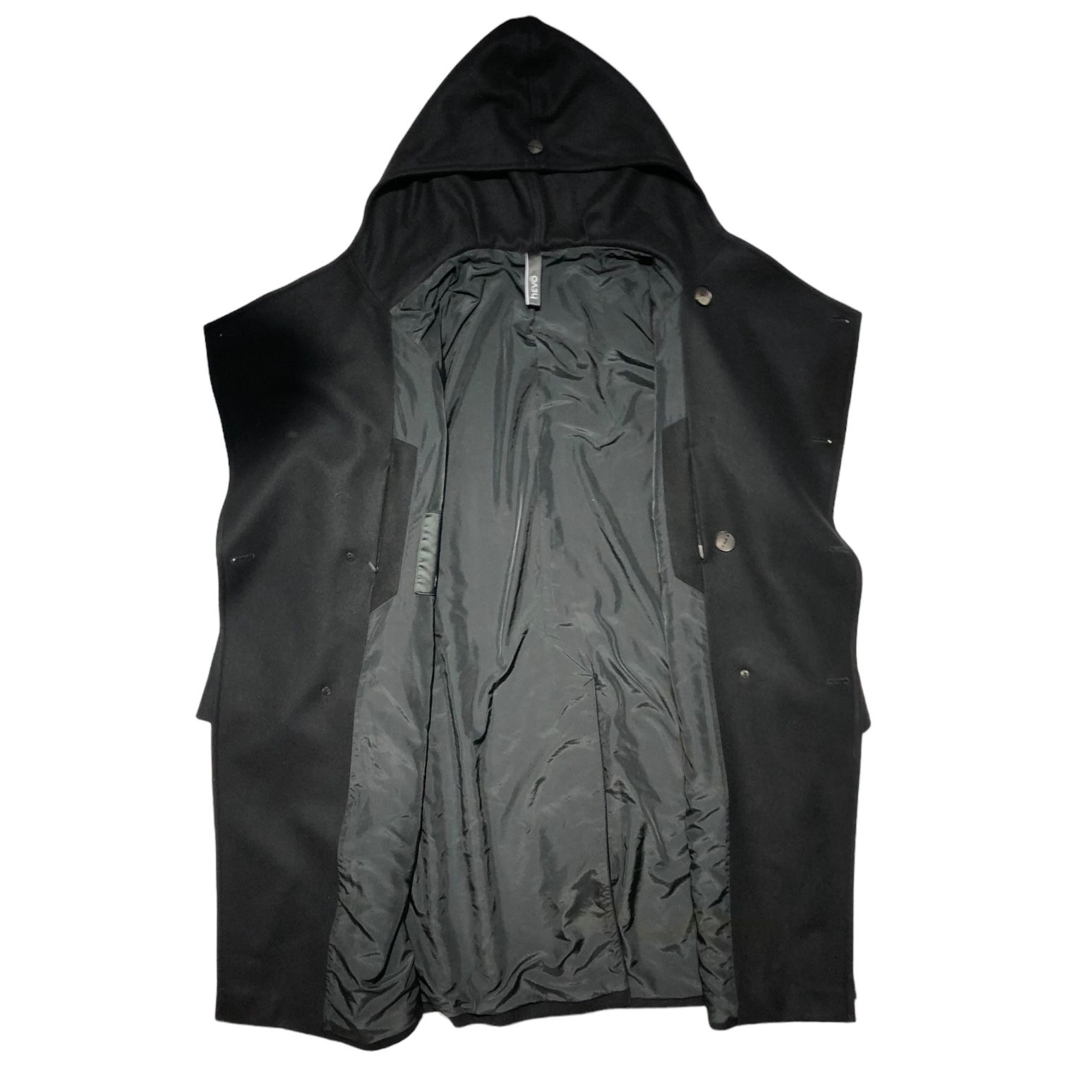 hevo(イーヴォ) Raglan hooded oversized coat ラグランフーデッド