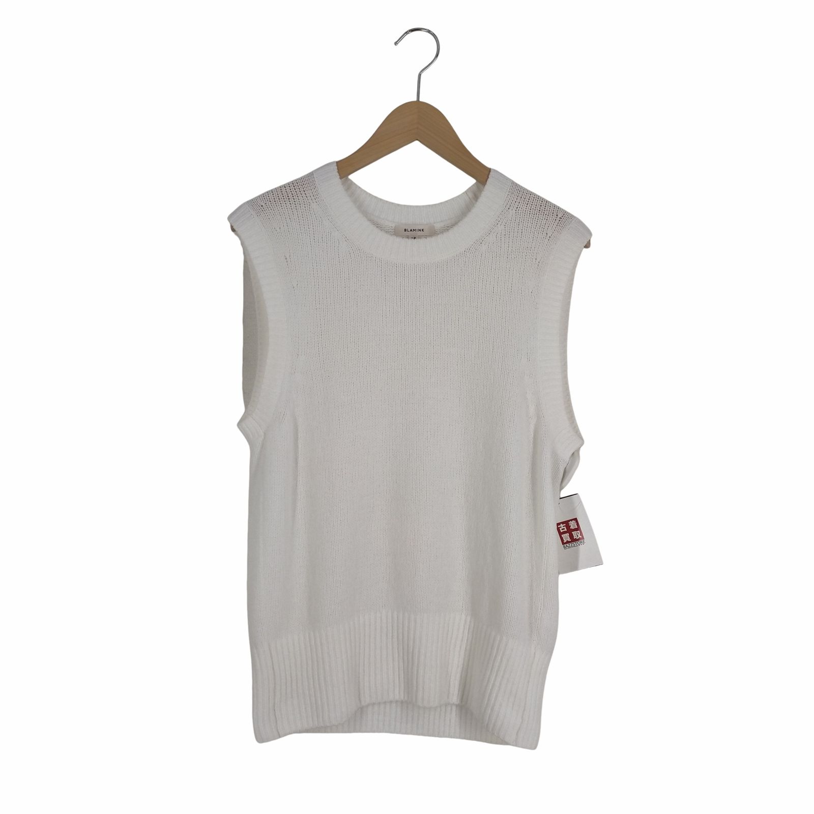BLAMINK ホワイト ノースリーブ ベスト 38 完売】【新品未使用