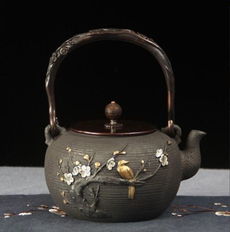 推薦 鉄器 老鉄瓶 素肌鉄瓶 未塗装鉄器 提梁壺 対応 鉄やかん 鉄分補給 鉄びん