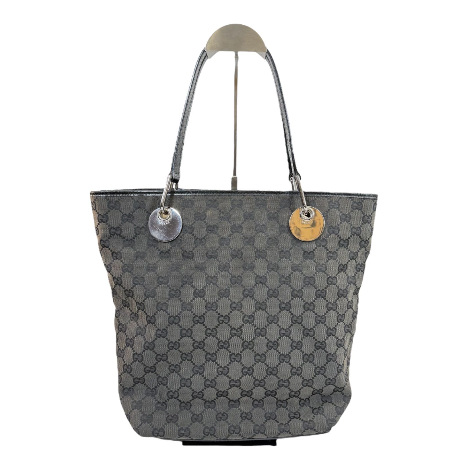 GUCCI グッチ GGキャンバス トートバッグ 120836 ブラック - メルカリ