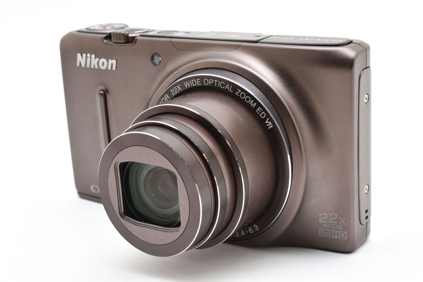 カメラ 極上品 Nikon coolpix S9500 ブラウン バッテリーチャージャーセット