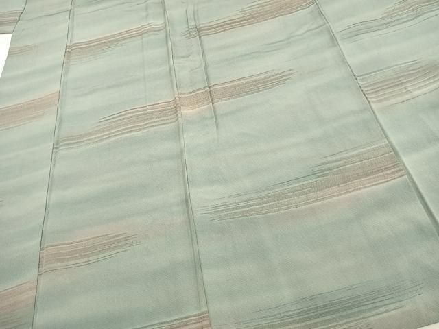 平和屋着物▽上質な小紋 単衣 氷割れ文 正絹 逸品 AAAV2744fy