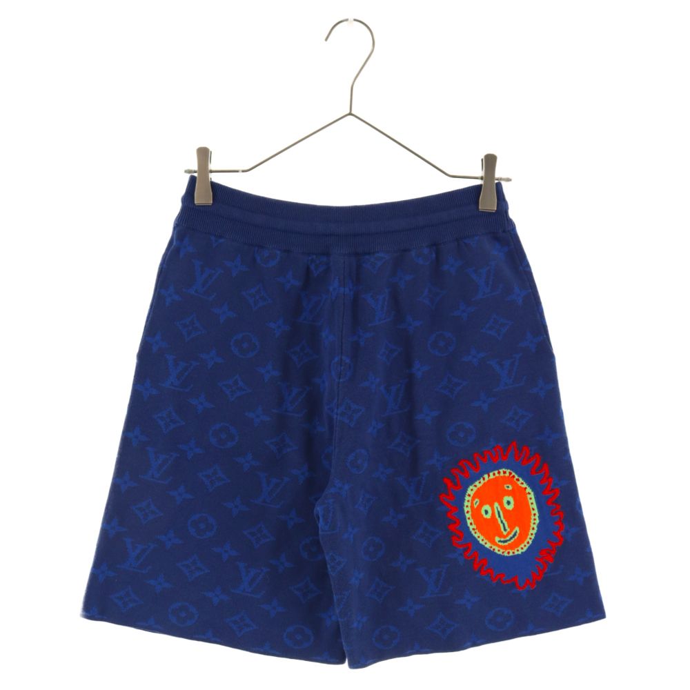 LOUIS VUITTON (ルイヴィトン) 23SS Yayoi Kusama Monogram Shorts Sweat RM232H ZLW  HON29W 草間彌生 モノグラム スウェット ショートパンツ ショーツ ネイビー - メルカリ