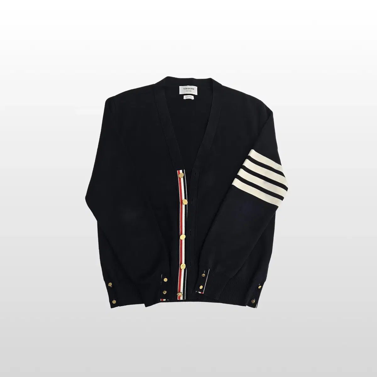 Thom Browne トム ブラウン MKC171A ミラノ 4 バー ストライプ カーディガン サイズ 110