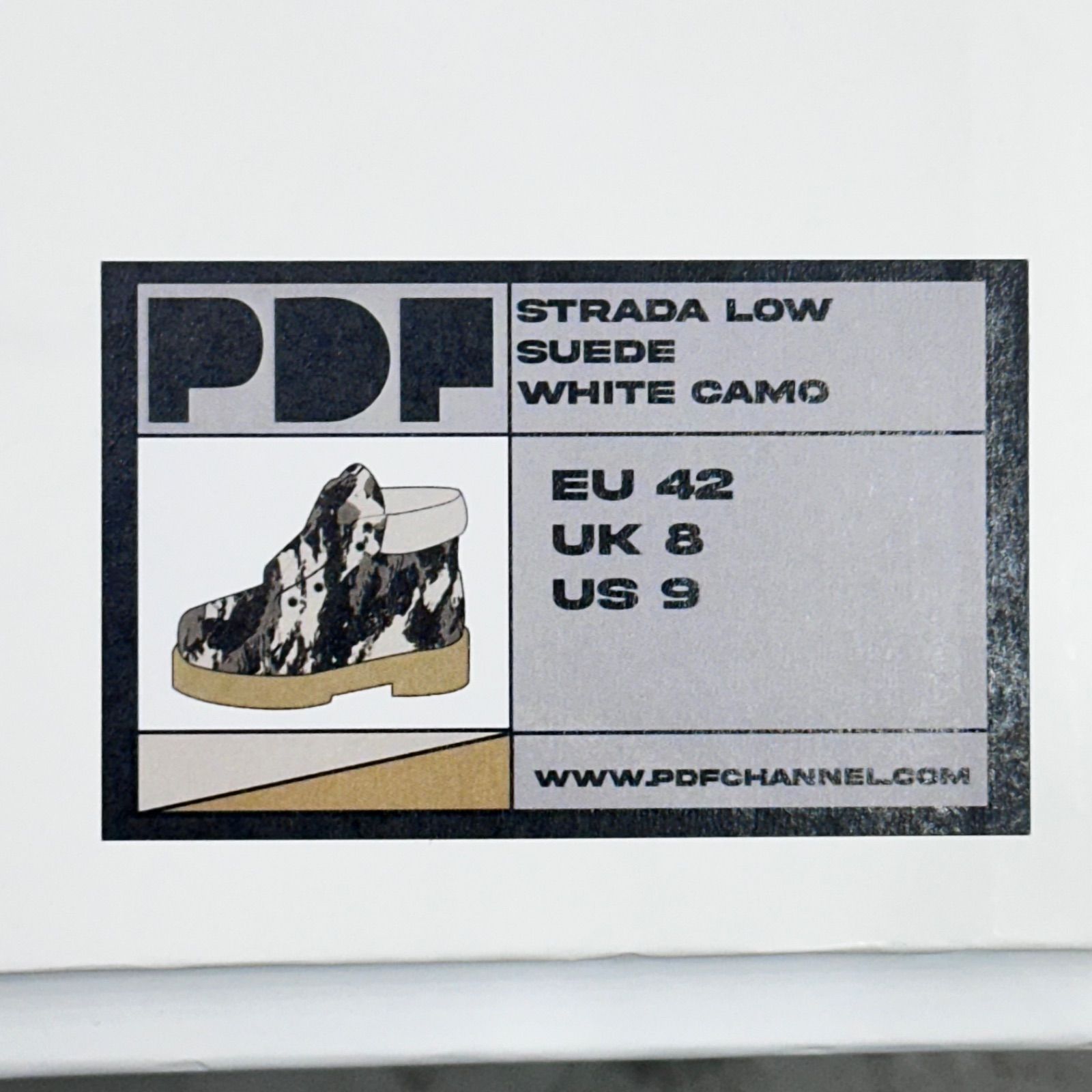 参考上代97900円 PDF 25SS STRADA CAMO レザー ネオプレン ブーツ