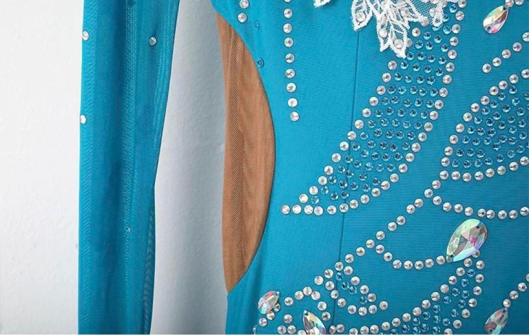 スタンダードダンスドレス?発表会に最適！チョーカー＆フロート付き