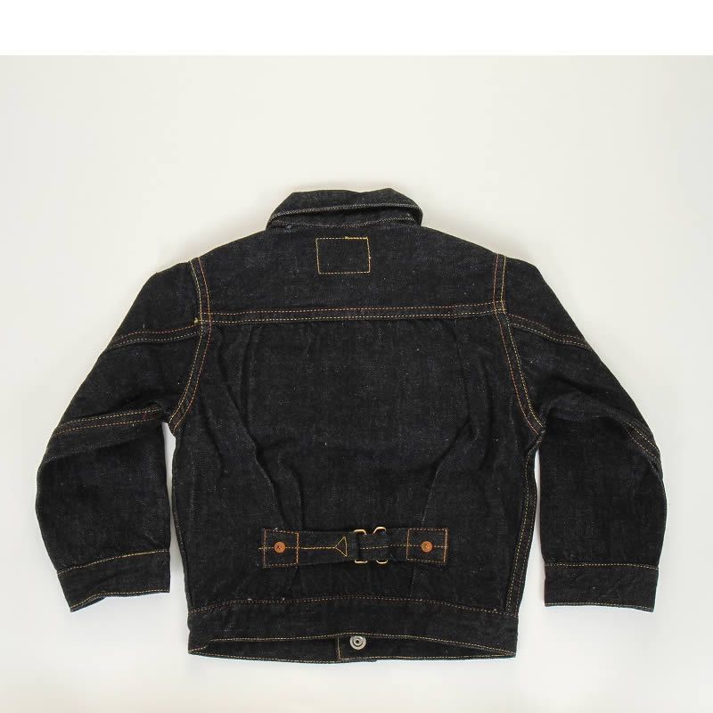 EVISU JEANS USED JUNIOR SIZE DENIM JACKET TRADE KAMOME MARK 
