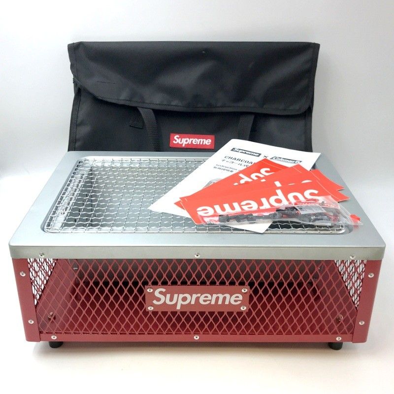 Supreme Coleman シュプリーム コールマン コラボ Charcoal Grill チャコールグリル レッド バーベキューコンロ キャンプ アウトドア TA3381