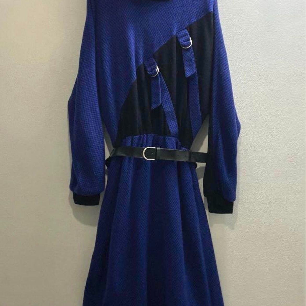 ヨーロッパ 80s 90s ヴィンテージ ワンピース 変形 ベルト ボンテージ