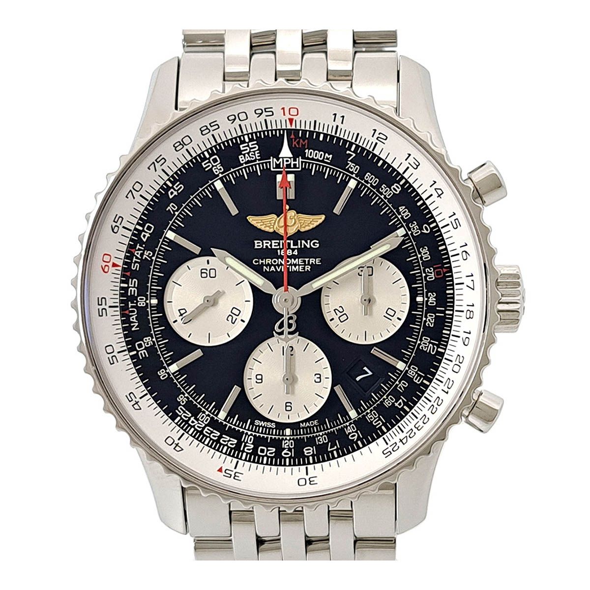 ブライトリング BREITLING ナビタイマー01 クロノグラフ AB0120