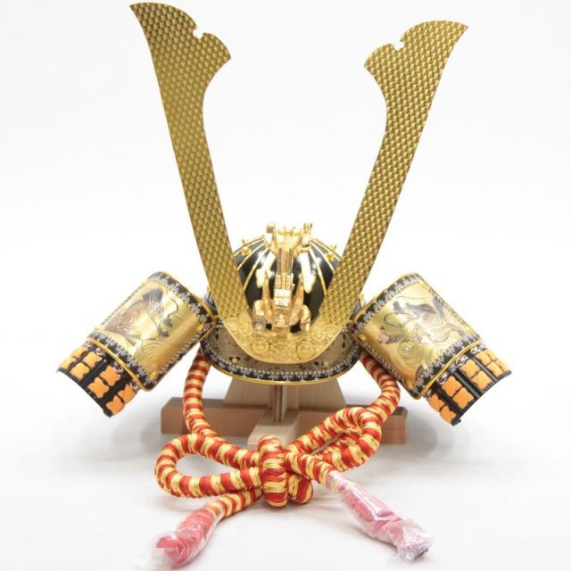 アウトレット品 五月人形兜 単品 19号 昇龍 櫃付 高さ73cm (22a
