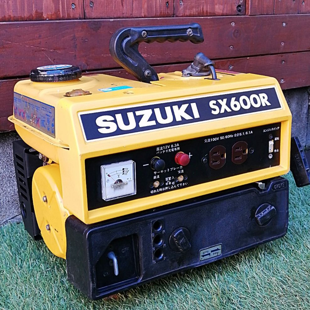 整備済＞SUZUKI ポータブルエンジン発電機 SX600R - メルカリ