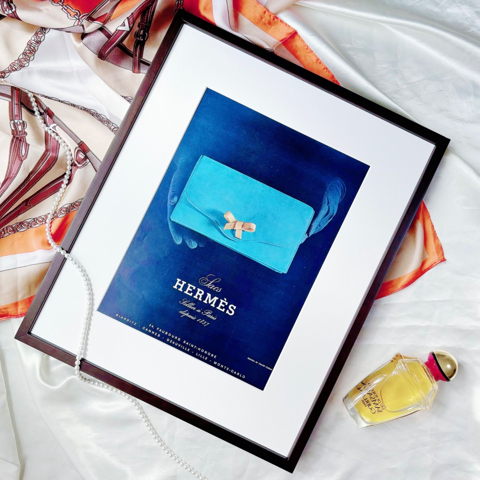 1965 広告＞HERMES エルメス ポスター ヴィンテージ アートポスター