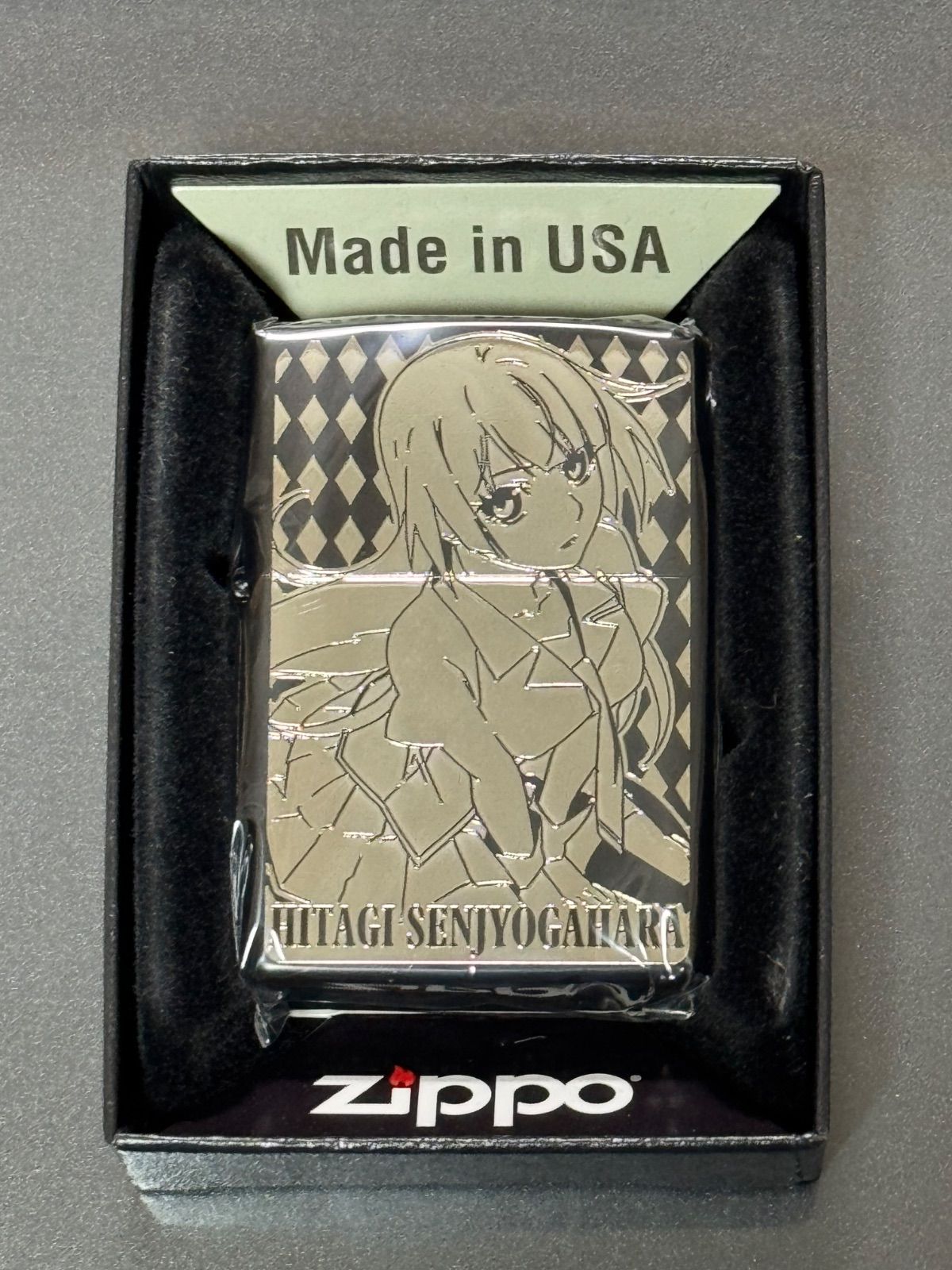 zippo 物語シリーズ 戦場ヶ原 ひたぎ シルバー刻印 両面デザイン 2021  