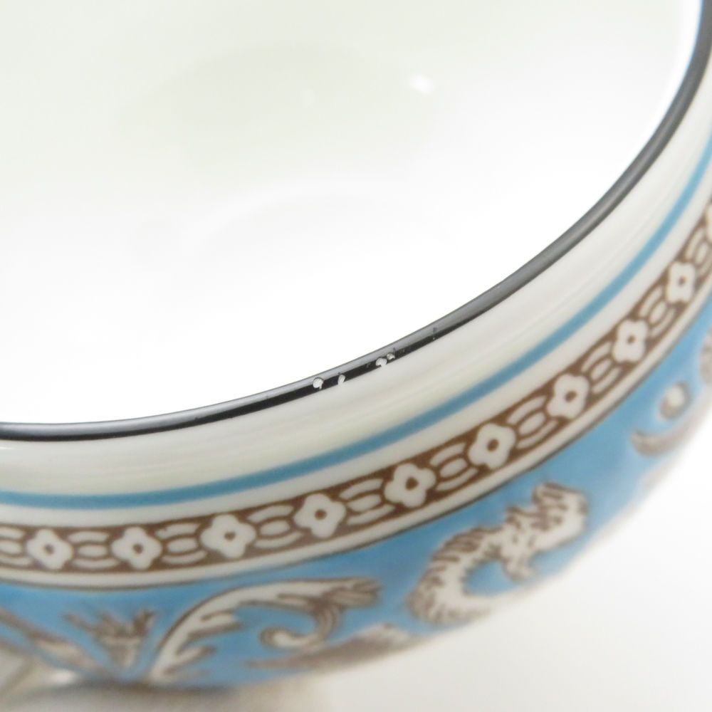 フロレンティーンターコイズ クリーマー＆シュガーポット