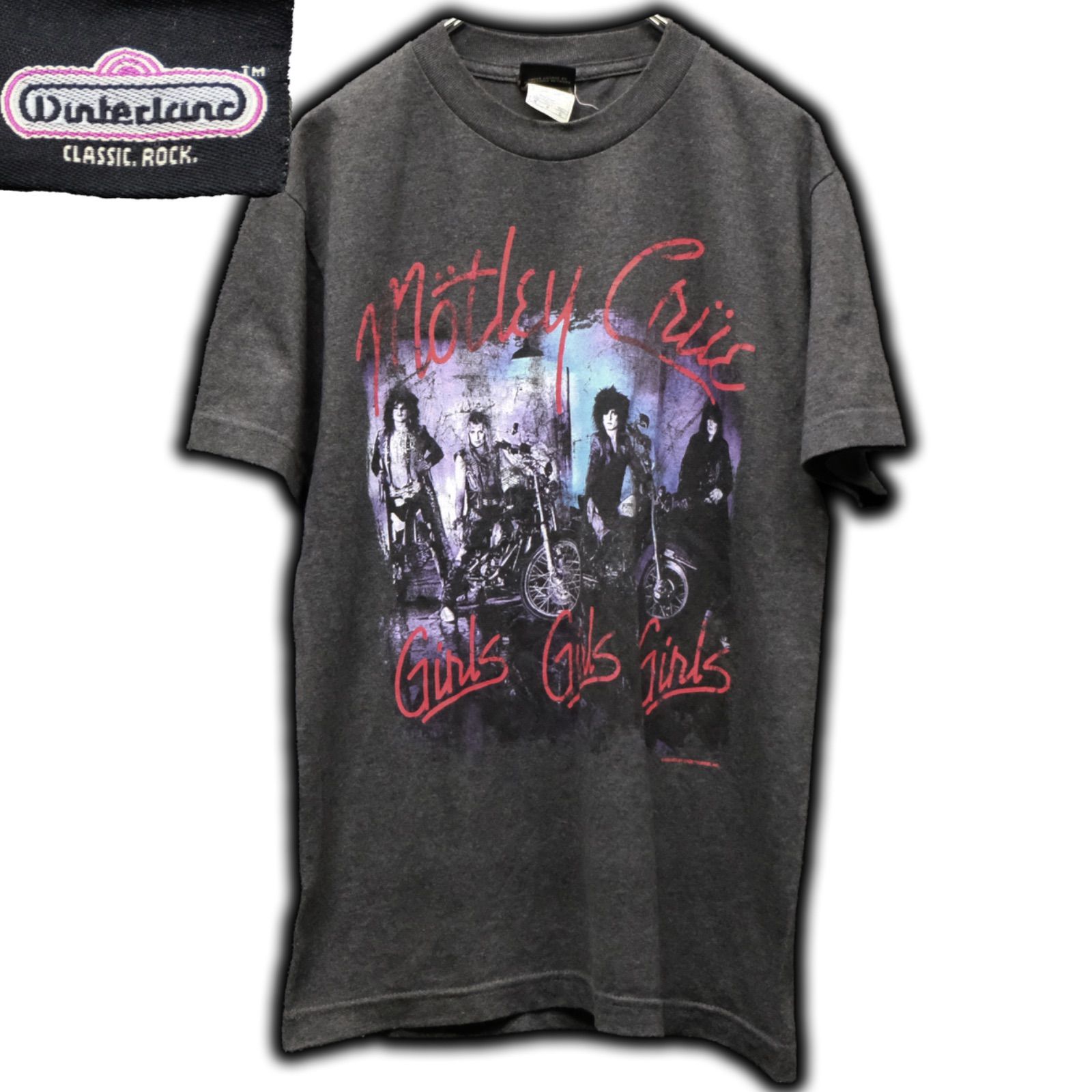 【希少】2000s モトリークルー バンドTシャツ Winterland Y2K 00's Winterland / Motley Crue / Girls,Girls,Girls ロックTシャツ S