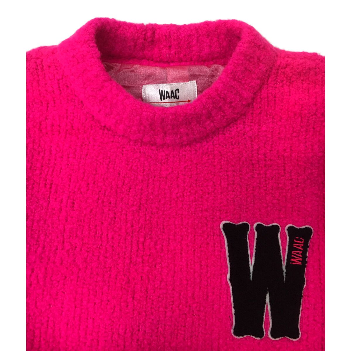 中古 レディース ワック WAAC セーター 3(L) ピンク クルーネック