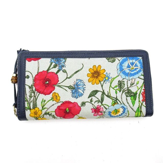 グッチ フローラ バンブータッセル ラウンドファスナー長財布 日本上陸