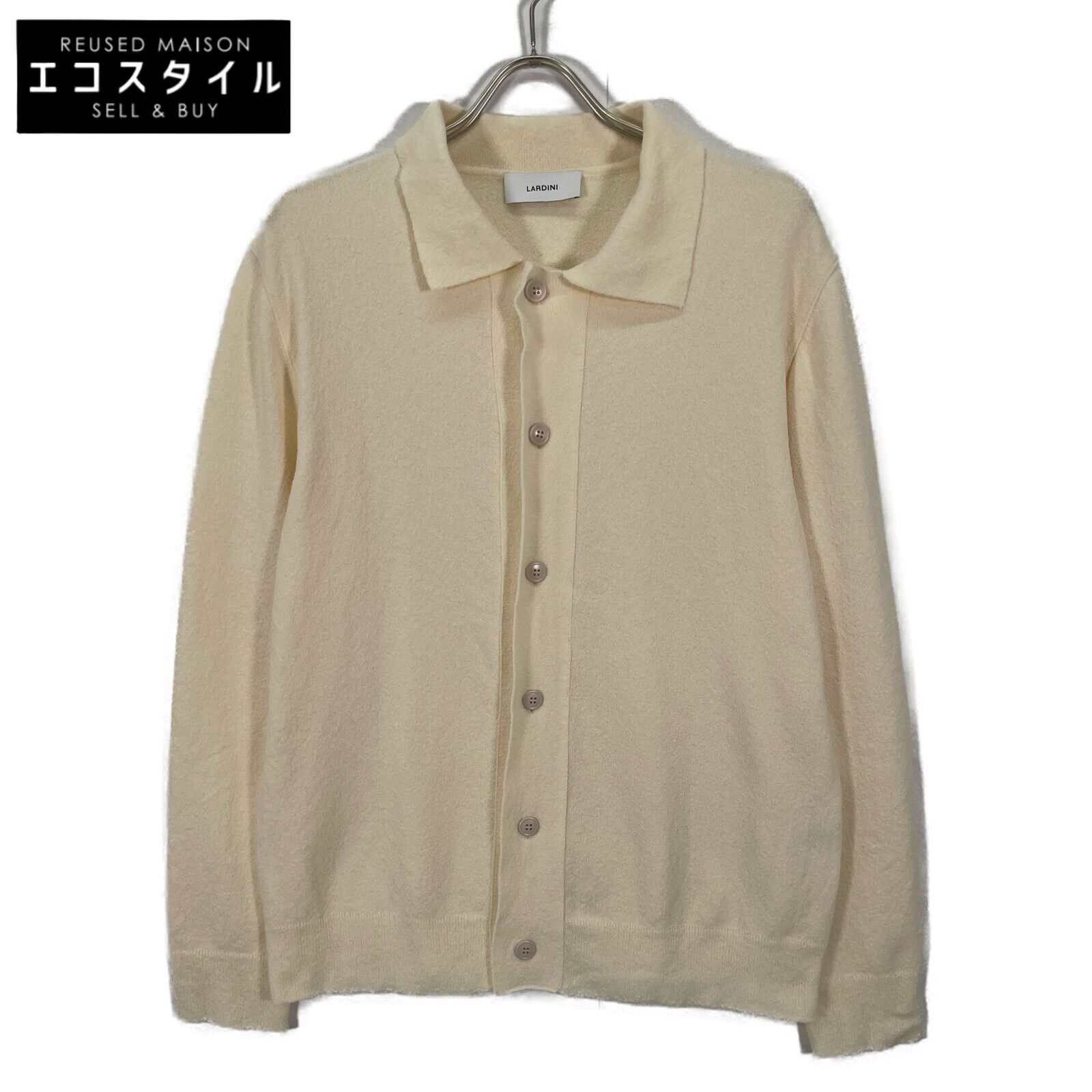 LARDINI ラルディーニ ｱｲﾎﾞﾘｰ JZMML356 ｺｯﾄﾝ混 ﾊﾟｲﾙｼﾞｬｹｯﾄ/ｶｰﾃﾞｨｶﾞﾝ S