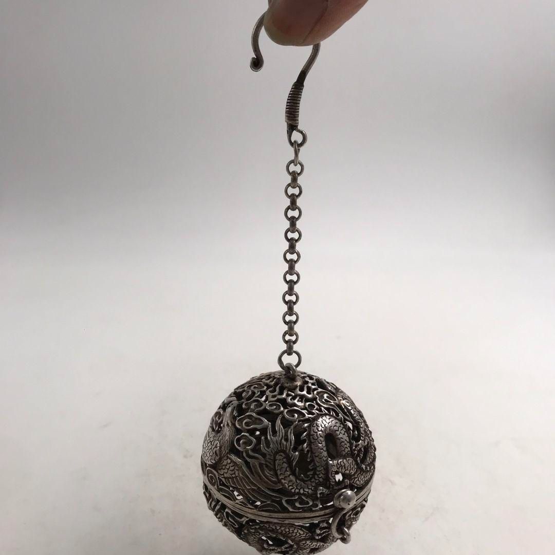 茶道具 古銅製大香炉 金工細工透かし彫り浮彫『波に龍鳳』 蓋透かし彫 茶道具 古銅製大香炉 金工細工透かし彫り浮彫『波に龍鳳』 蓋