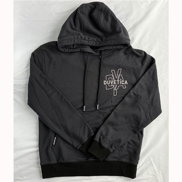 デュベティカ DUVETICA パーカー トレーナー スウェット ロミノ ROMINO M サイズ メンズ ユニセックス フーディー Hooded sweatshirt Black ブラック 黒 イタリア カジュアル ストリート モリアーノ ベネト