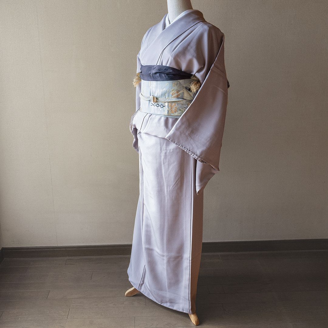 シルク 色無地