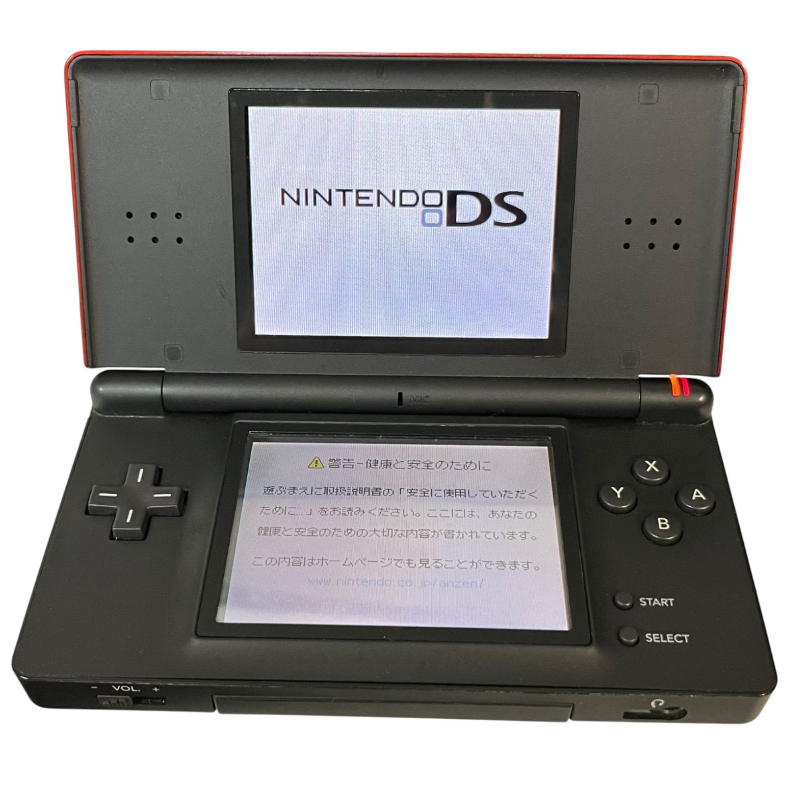 任天堂 DS Lite クリムゾンブラック 赤 黒 本体のみ タッチペン