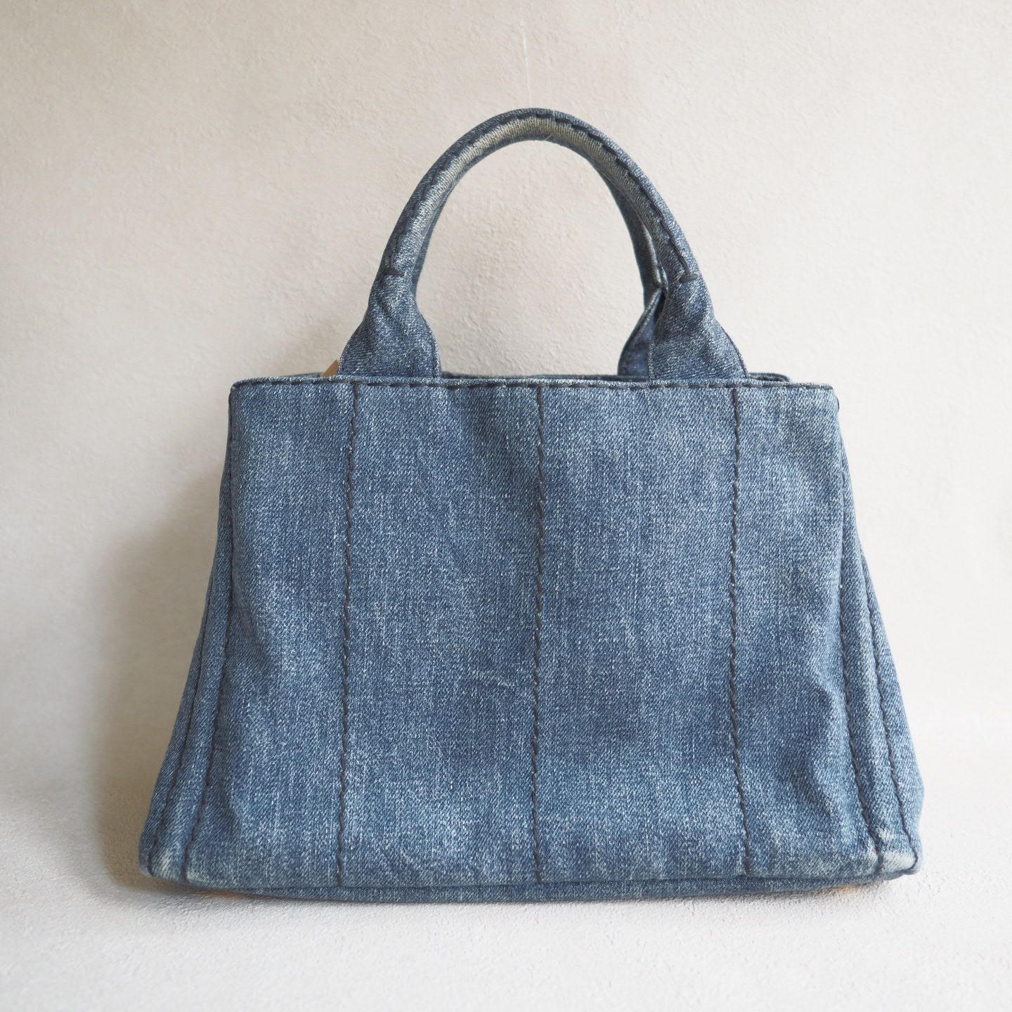 プラダ PRADA カナパ トートバッグ SS MINI ミニ デニム