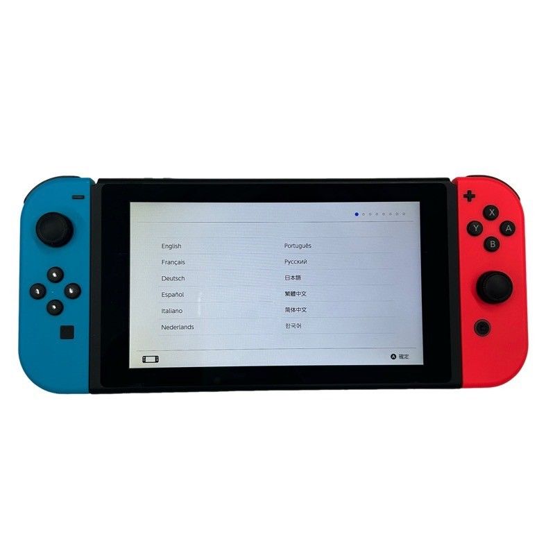 Nintendo 任天堂 ニンテンドースイッチ HAC-S-KABAA ゲーム機本体 ネオンブルー|ネオンレッド 動作 済 52505K64
