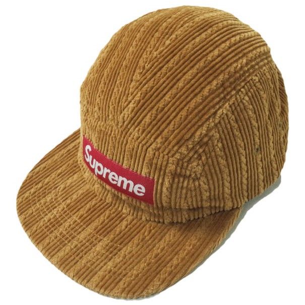 SUPREME シュプリーム 19SS アメリカ製 Rope Corduroy Camp Cap