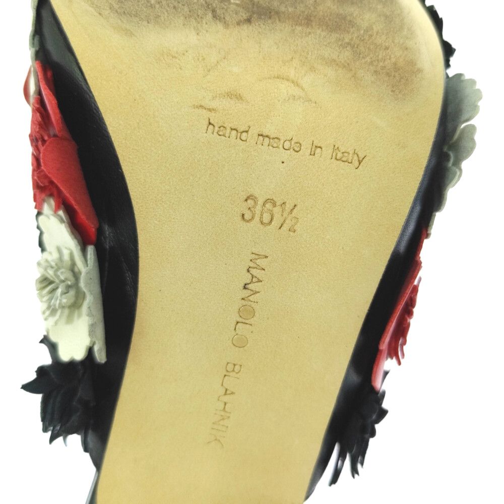 関税送料無料 MANOLOBLAHNIK ミュール＆サボサンダル 楽天市場】Manolo Blahnik マノロブラニク フラワー ミュール