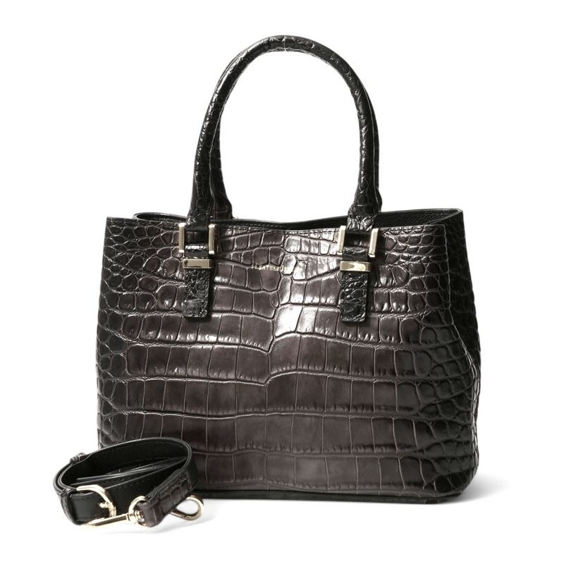 LEATHER JEWELSレザージュエルズショルダーバッグクロコ