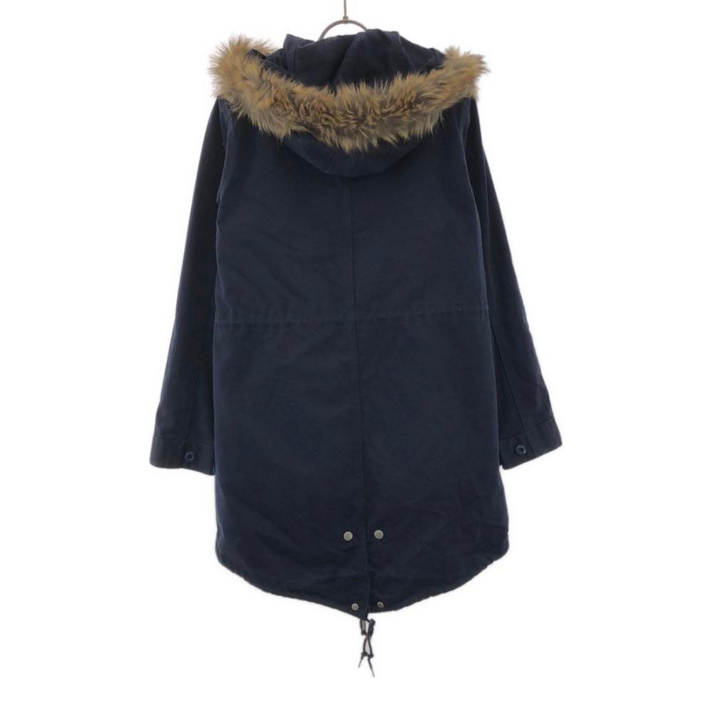 フレッドペリー ロゴ刺繍 モッズコート XS ネイビー FRED PERRY ダブル